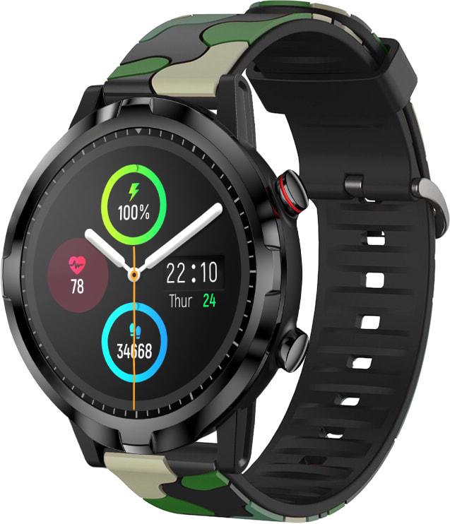Ремешок Tactic Camouflage для Haylou Smart Watch RT LS05S Green (32953-08)