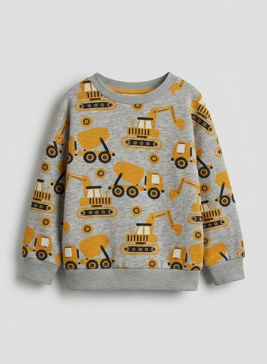 Світшот дитячий теплий для хлопчика C&A 122 см Сірий (0043) Світшот дитячий теплий для хлопчика C&A 122 см Сірий (0043)