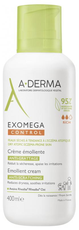 Крем емолент A-DERMA Exomega Control Anti-Itching Emollient Cream 400 мл (28161208) Крем емолент A-DERMA Exomega Control Anti-Itching Emollient Cream 400 мл (28161208)