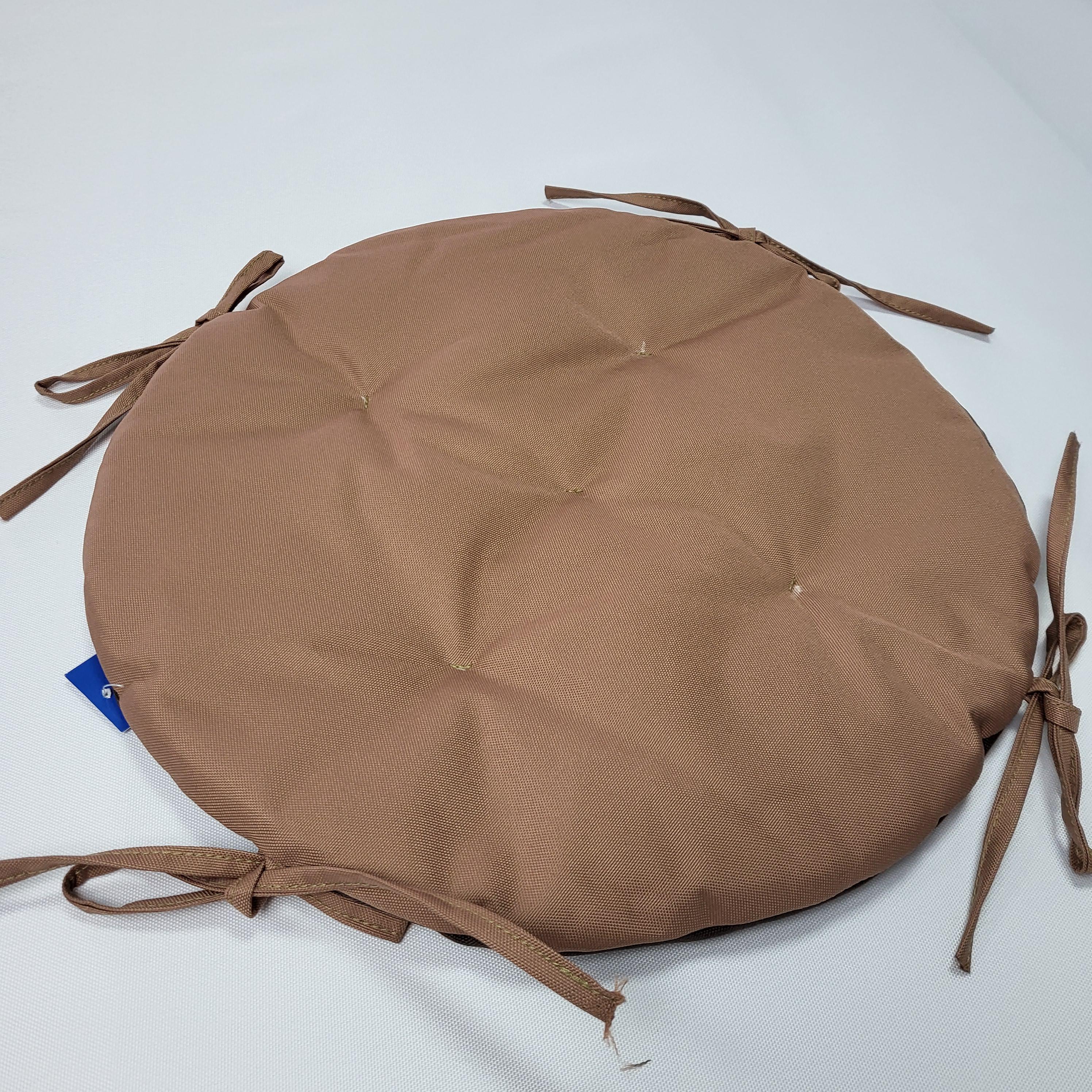 Подушка на стул круглая из оксфорда Ø 37 см Коричневый (1343744594) Подушка на стул круглая из оксфорда Ø 37 см Коричневый (1343744594)