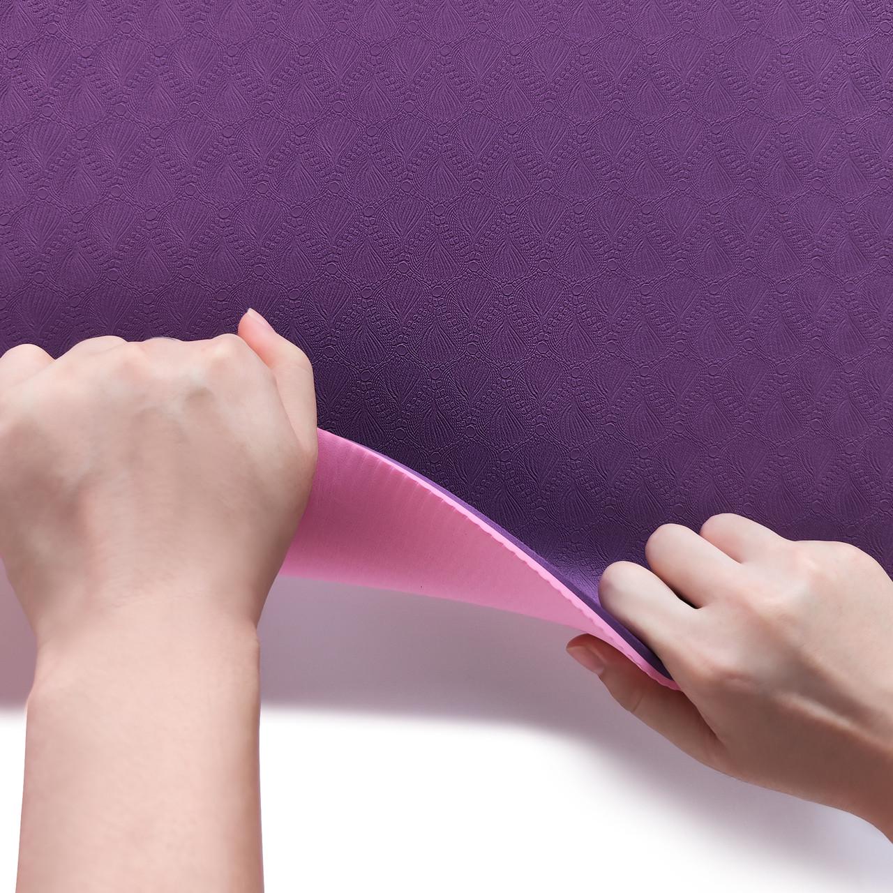 Коврик для фитнеса и йоги Gemini Pro GE-6VP TPE/TC 6 мм (2012936400) - фото 4 Коврик для фитнеса и йоги Gemini Pro GE-6VP TPE/TC 6 мм (2012936400) - фото 4