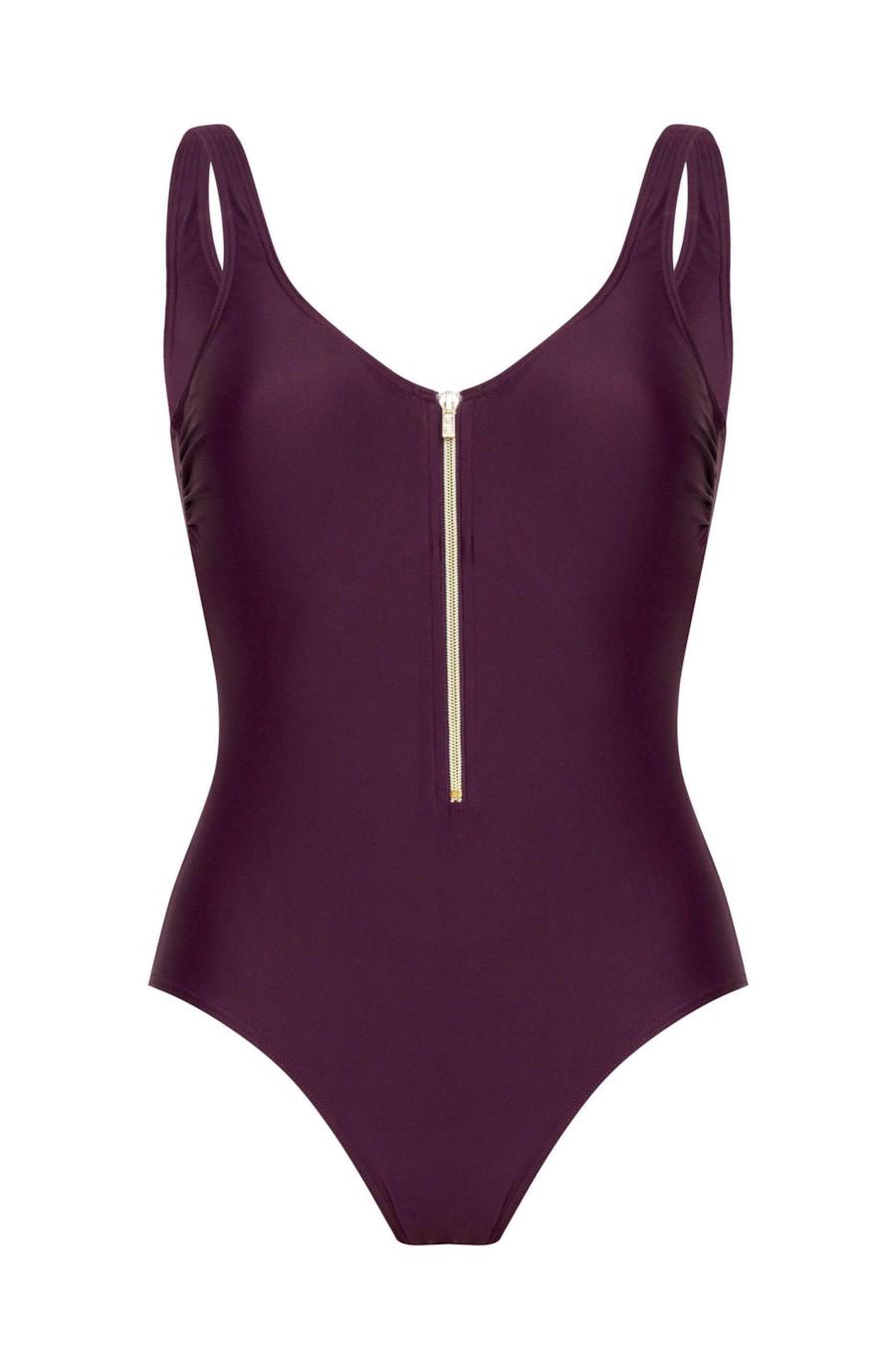 Купальник слитный с уплотненной чашкой Marc&Andre 42B/S Бордовый (56884) - фото 2 Купальник слитный с уплотненной чашкой Marc&Andre 42B/S Бордовый (56884) - фото 2