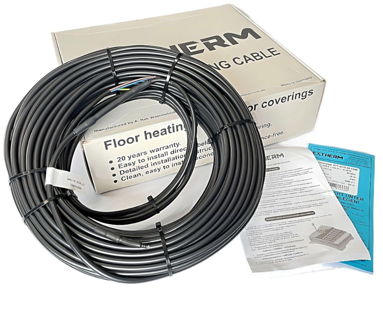 Нагрівальний кабель EXTHERM ЕТC ЕСО 25 м 500 Вт (36025765)