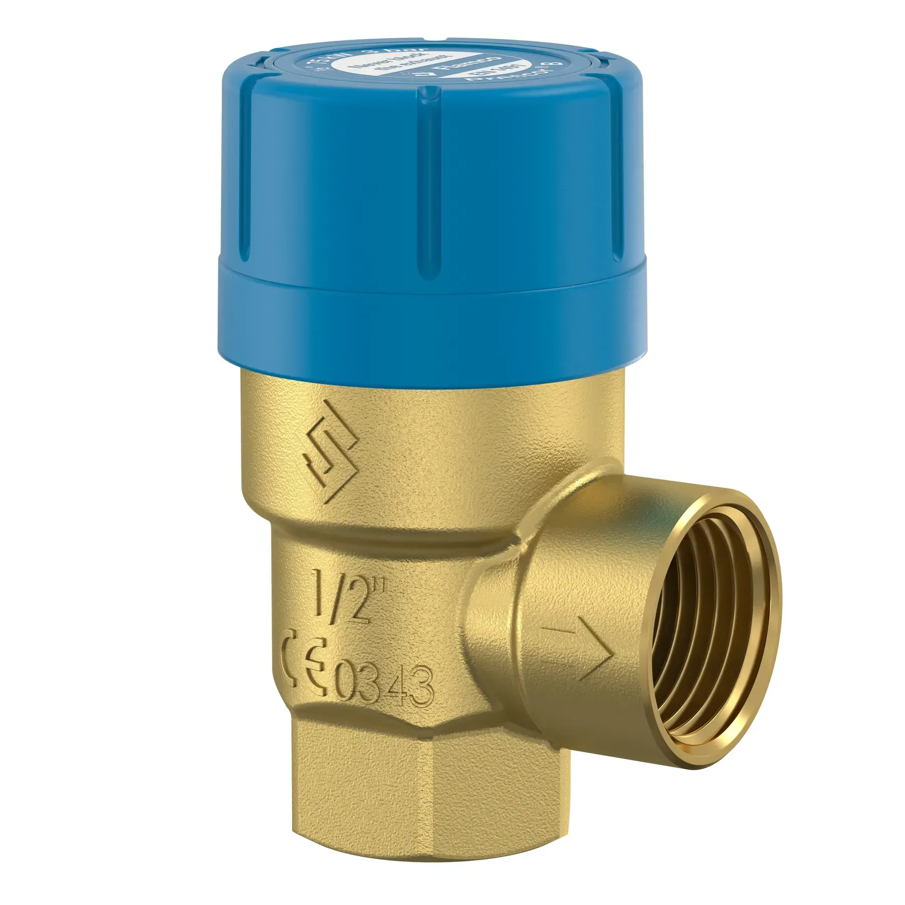 Запобіжний клапан Prescor B 1/2"х1/2" 10 бар ВВ Flamco мембранний (27102)