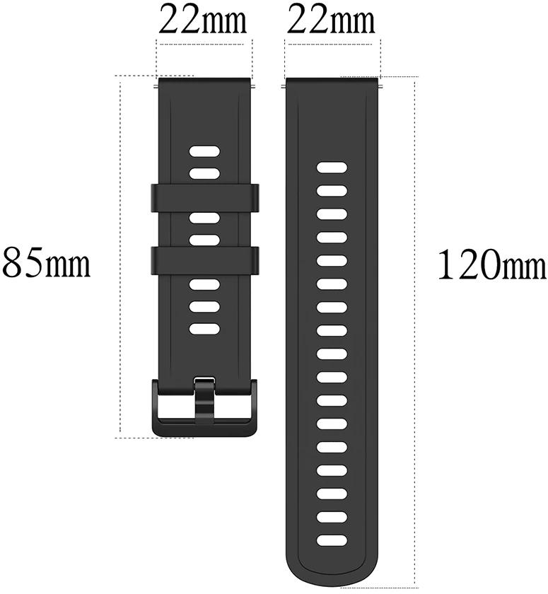 Ремешок Convex для Amazfit Pop 3S/3R Black (34451-2B) - фото 3 Ремешок Convex для Amazfit Pop 3S/3R Black (34451-2B) - фото 3