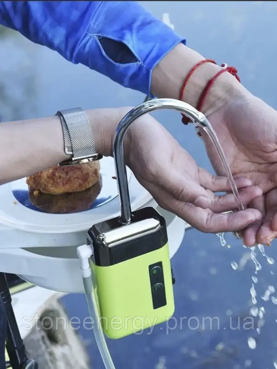 Насос-кран для миття рук з датчиком руху акумуляторний (2549924607) - фото 4 Насос-кран для миття рук з датчиком руху акумуляторний (2549924607) - фото 4