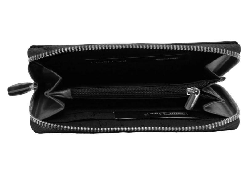 Кошелек женский кожаный SEMI LINE RFID P8271-0 Black (DAS303159) Кошелек женский кожаный SEMI LINE RFID P8271-0 Black (DAS303159)