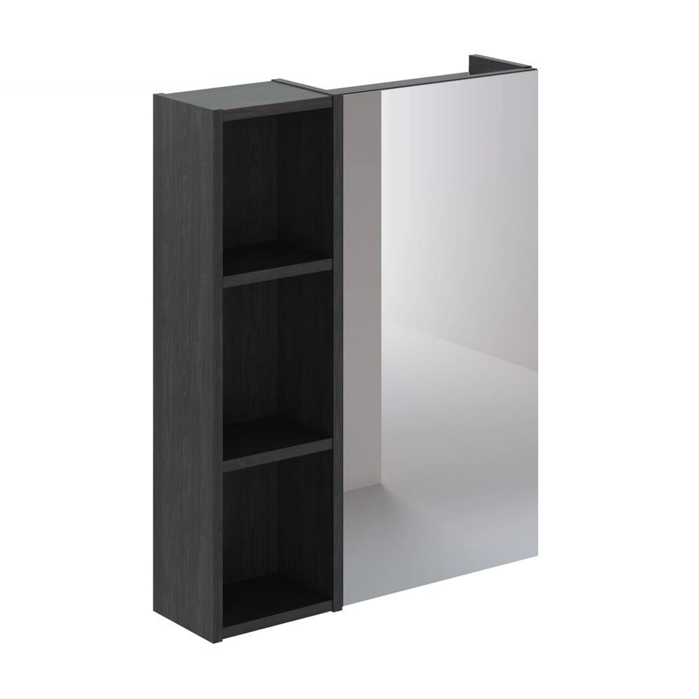 Зеркало-шкаф MVK Vostok Lite 60 левый 600х160х750 мм Морское дерево Карбон (8101kb-1)