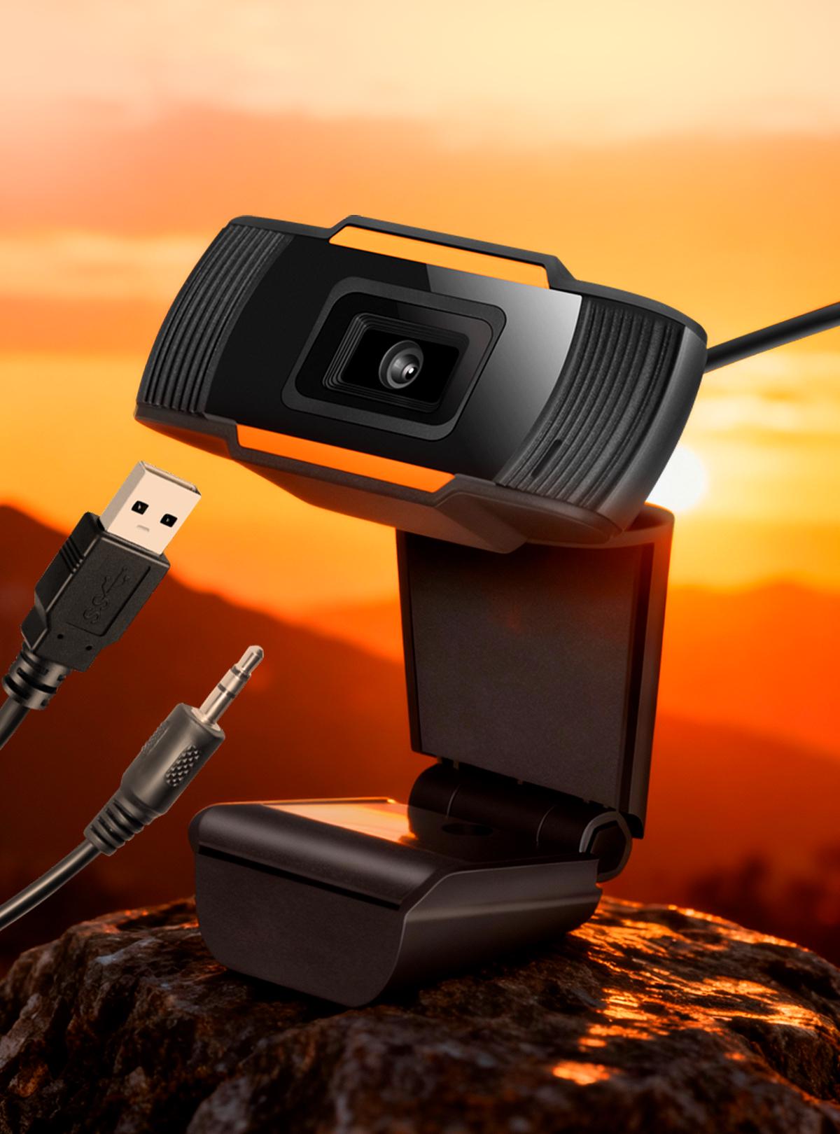 Вебкамера для пк с микрофоном OnePro Full HD автофокус для компьютера с шумопоглощением Черный (73776) - фото 2