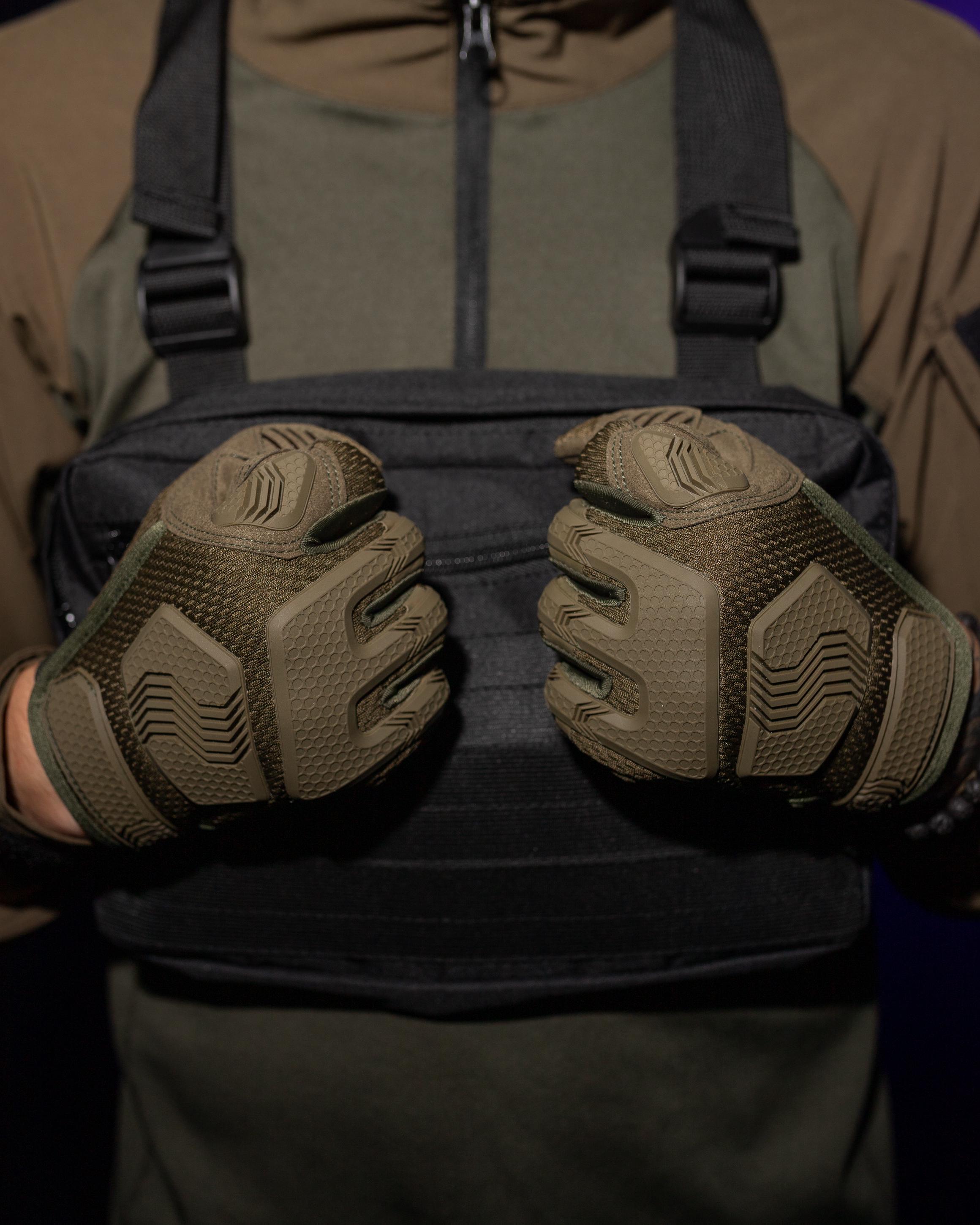 Рукавиці Bezet Protective М Хакі - фото 6