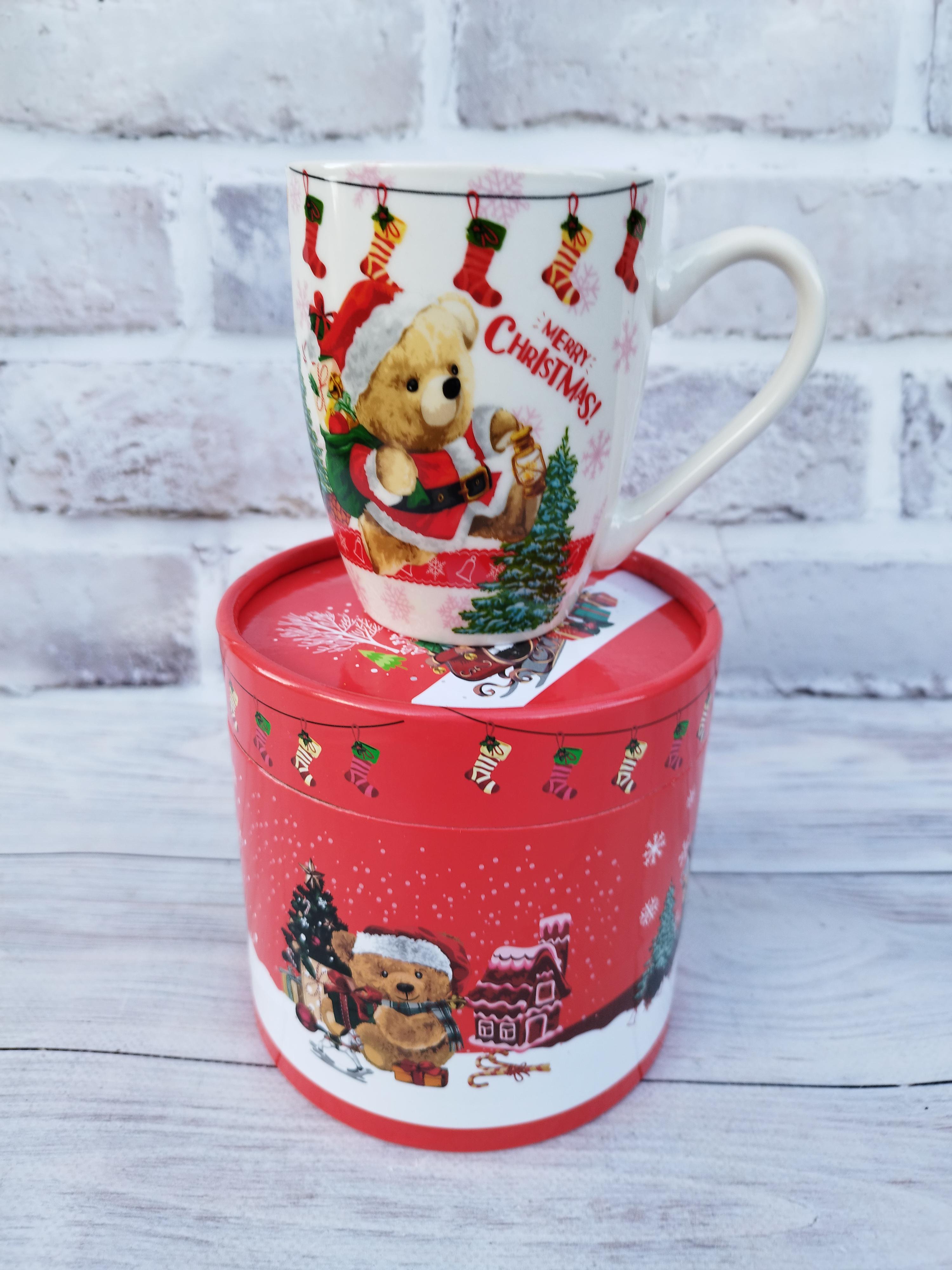 Чашка новогодняя Tanto керамика в подарочной упаковке 350 мл (T3695)