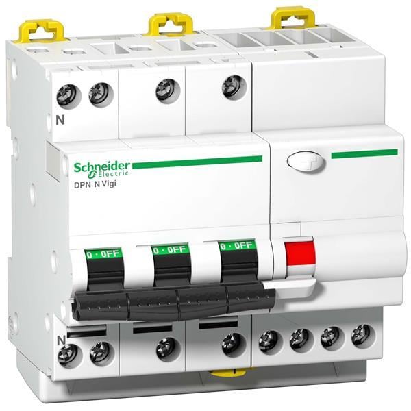 Дифавтомат Schneider Electric 40A 30mA 6kA 4 полюса тип C тип AC A9D31740 iDPN N Vigi (12885) Дифавтомат Schneider Electric 40A 30mA 6kA 4 полюса тип C тип AC A9D31740 iDPN N Vigi (12885)