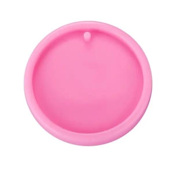 Молд силіконовий для брелка 4 см Рожевий (41162) - фото 4 Молд силіконовий для брелка 4 см Рожевий (41162) - фото 4