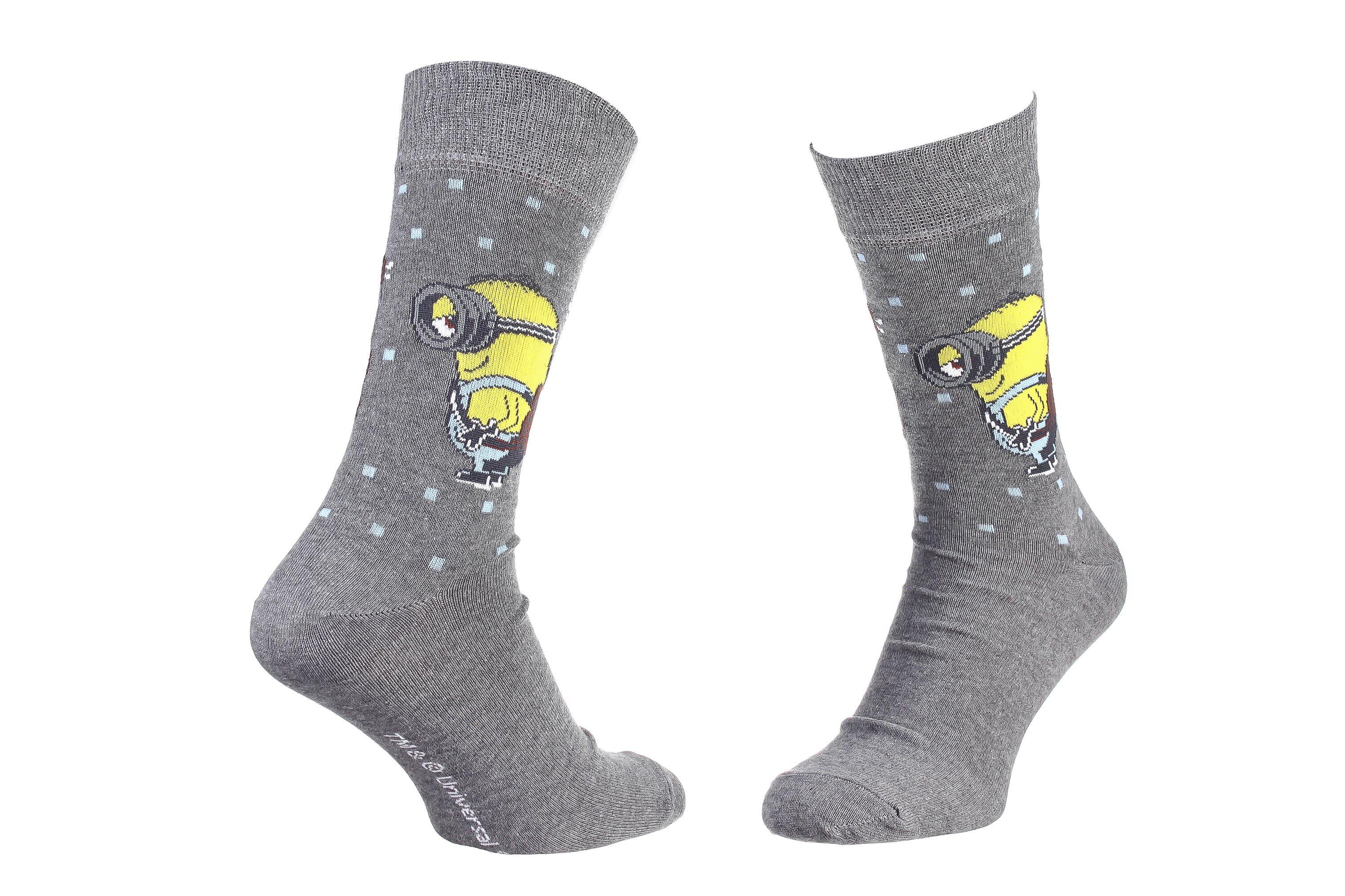 Носки Minions Minion Guitar 1-pack р. 39-42 Dark Gray (93154967-6)