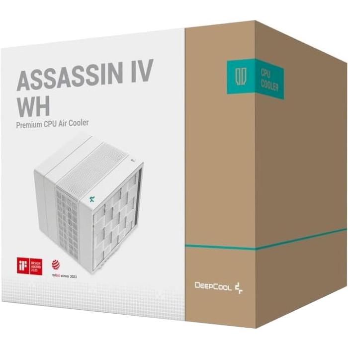 Кулер для процессора DeepCool Assassin IV 140 мм 280 Вт White (R-ASN4-WHNNMT-G) - фото 8 Кулер для процессора DeepCool Assassin IV 140 мм 280 Вт White (R-ASN4-WHNNMT-G) - фото 8
