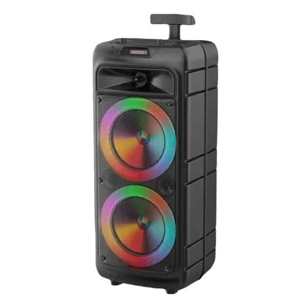 Колонка ZQS 8211 Bluetooth с цифровым дисплеем Черный (GR-06312)