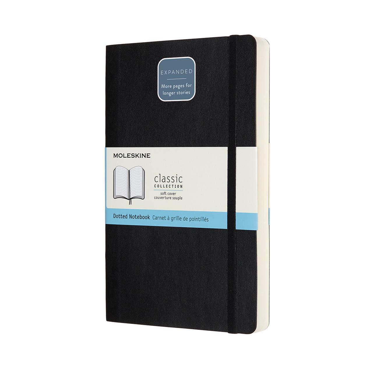 Блокнот Moleskine Classic Expanded середній 13х21 см 400 сторінок в точку м'який Чорний