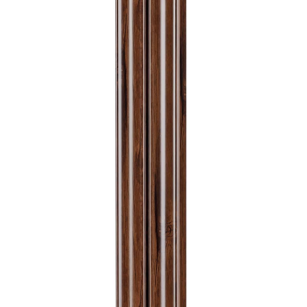 Реечная панель Sticker Wall PS 2900х120х12 мм Темно-коричневый (SW-00002144)