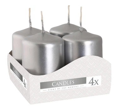 Свеча Bispol 4 шт. Серебряный металлик (sw40/60-271)
