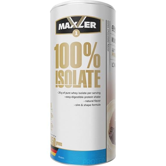 Протеїн Maxler 100% Isolate 450 г 15 порцій Swiss chocolate