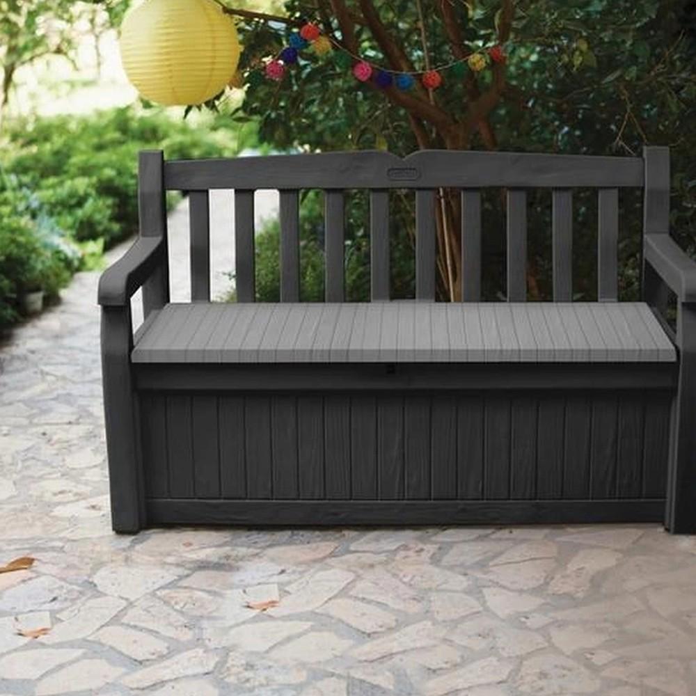 Лавка-ящик для зберігання Keter Eden Garden Bench 265 л (7290106923423) - фото 3