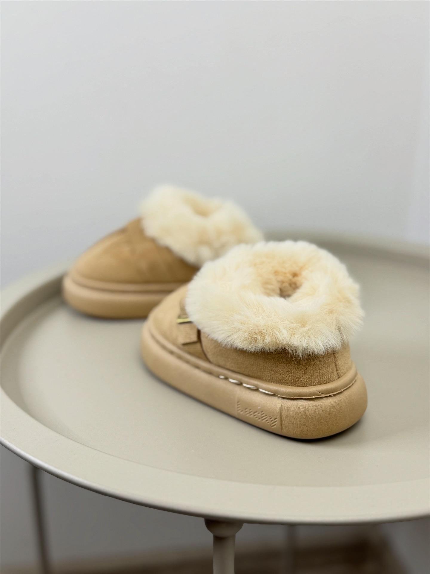 Угги детские зимние 1651 р. 26-27 Бежевый (30469433) - фото 2