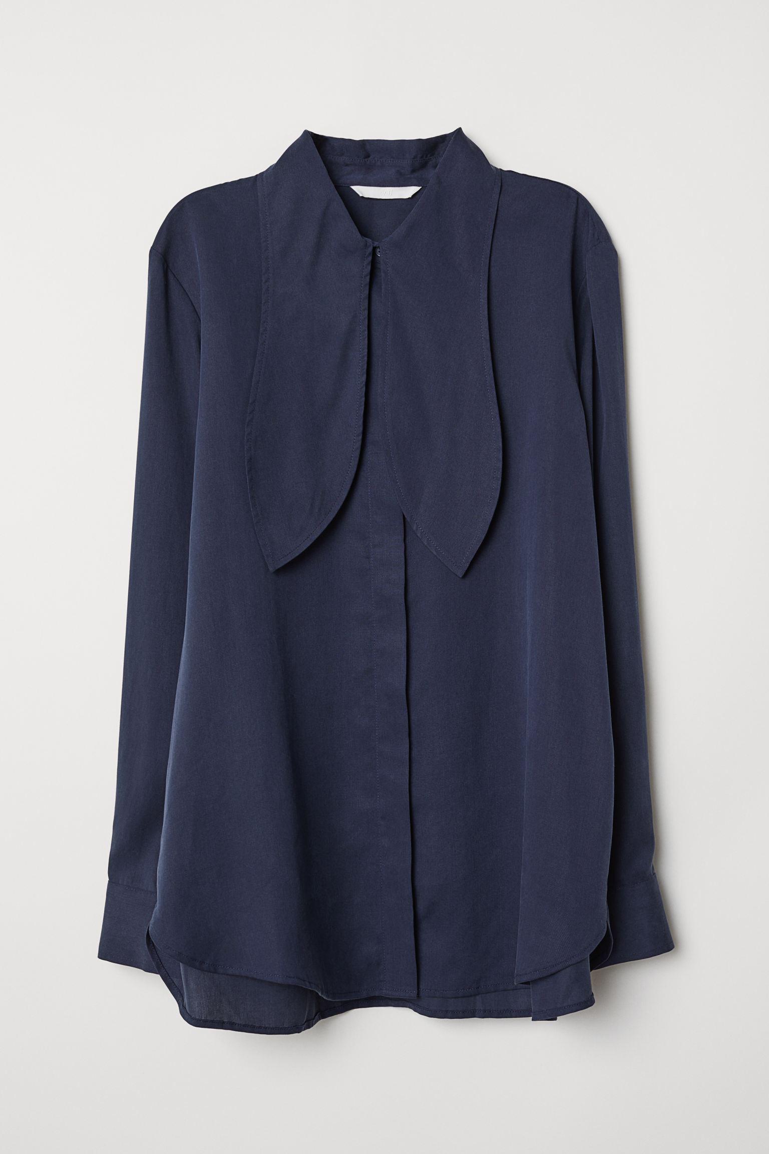 Блуза р. 36 Темно-синий (6841518dlog)