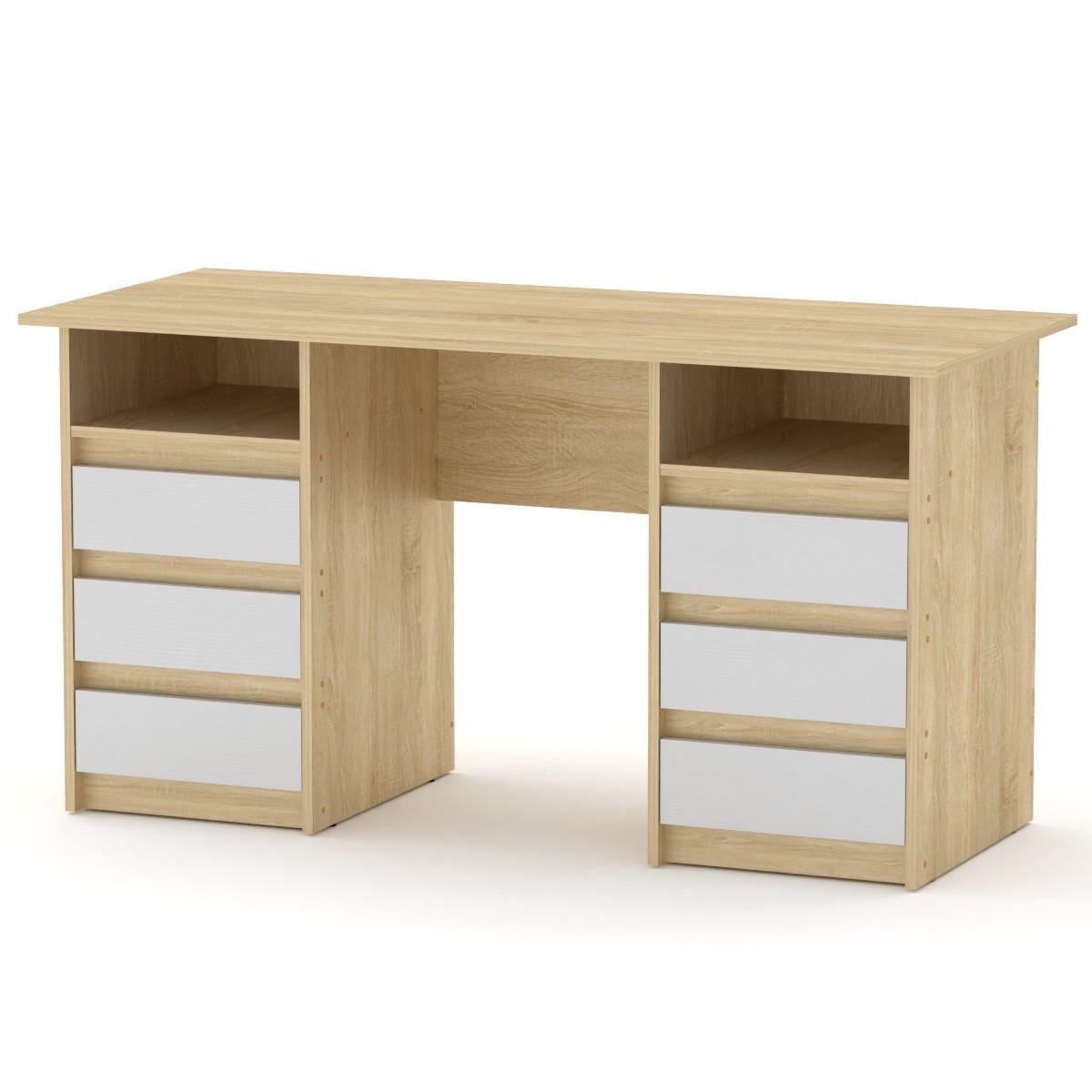 Письмовий стіл Компаніт Дуб сонома/Білий (26992751)