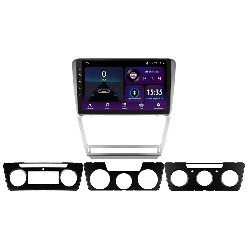 Штатная магнитола Sigma E10232 2/32 GB для Skoda Octavia 2 A5 2008-2013 г. 10" Silver (AR-82991)