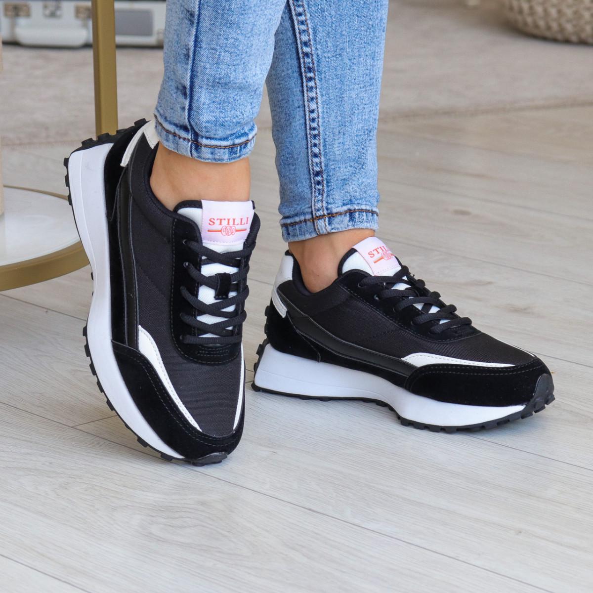 Кроссовки женские Fashion р. 36 23,5 см Черный (3215)