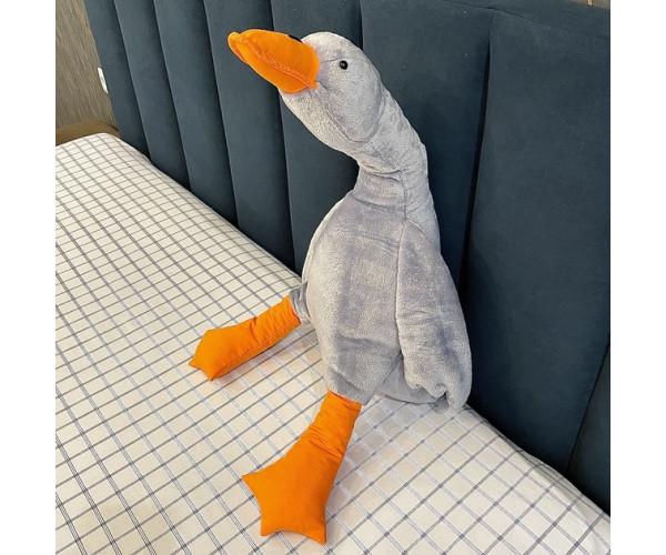 М'яка іграшка подушка Гусь-обнімусь 70 см Сірий (ftlx-1064) - фото 5 М'яка іграшка подушка Гусь-обнімусь 70 см Сірий (ftlx-1064) - фото 5