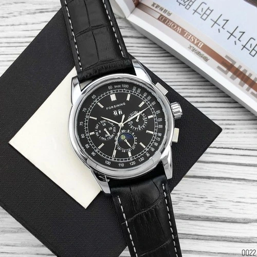 Наручний годинник Forsining 319 Black/Silver - фото 2 Наручний годинник Forsining 319 Black/Silver - фото 2