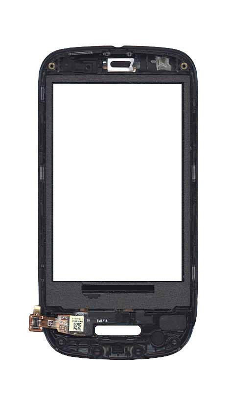 Тачскрин для смартфона Huawei U8510 Ideos X3 з рамкою Чорний