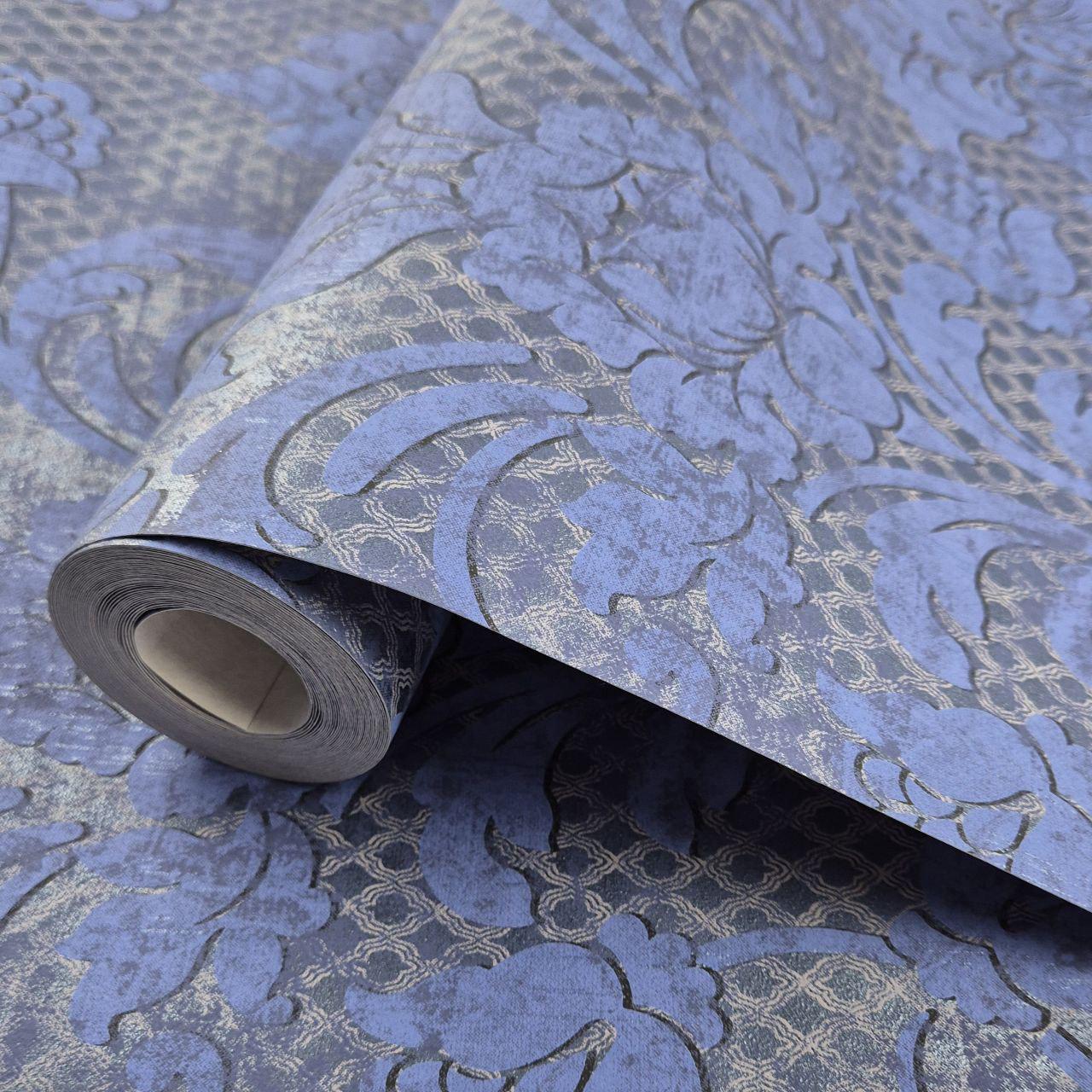 Обои флизелиновые Marburg 58631 0,53х10,05 м Синий (2785922172)