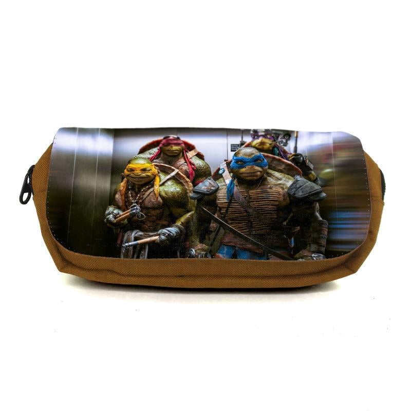 Пенал школьный Ракушки Ниндзя Ninja Turtles TMNT-0019 Оранжевый (1529788996)