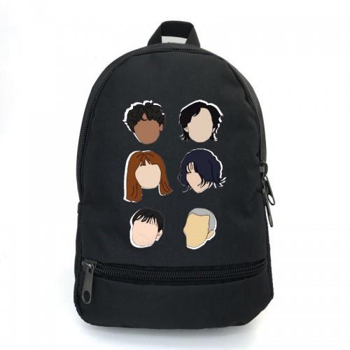 Школьный рюкзак School Bag BIG с принтом Squid Game-05 43х30х17 см 22 л Черный (2503131911)