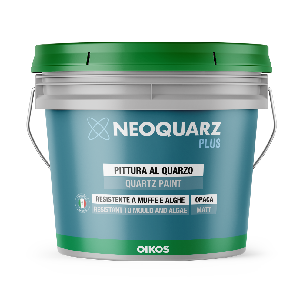 Краска для фасадов акриловая Oikos NEOQUARZ PLUS 1 л (2493479353)