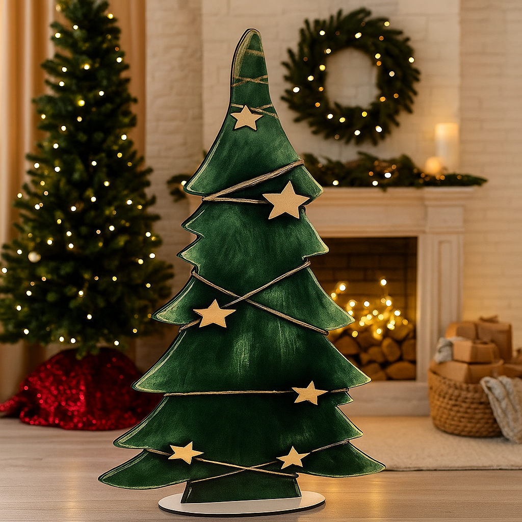 Статуэтка для фотозоны елка новогодняя 84 см (5279-10)