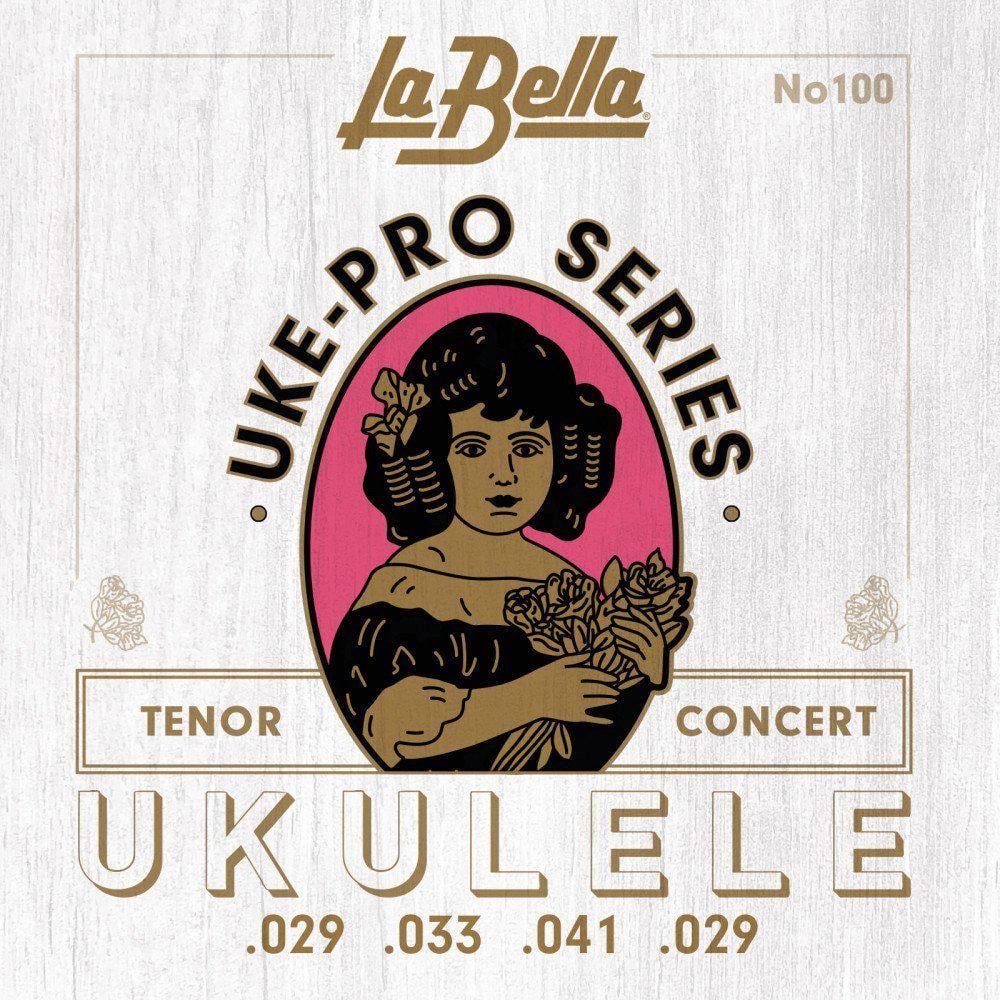 Струны для укулеле тенор/концерт La Bella Uke-Pro 100W Wound 4th (126115)