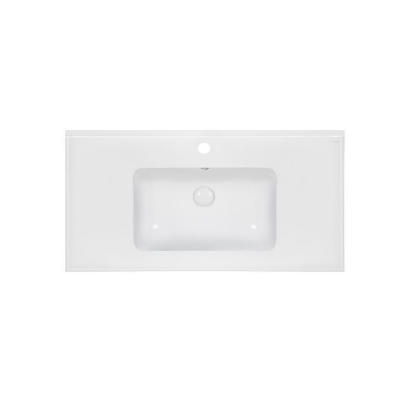 Раковина Q-tap Albatross E49 з донним клапаном 1000х490х200 мм White (QT01119100E49W)