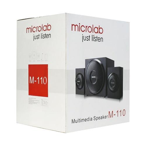 Акустическая система Microlab M-110 2.1 stereo RCA 3,5 мм 5 Вт Черный (568507) - фото 8