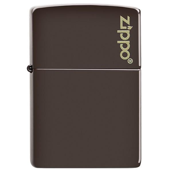 Зажигалка ZIPPO Reg Brown Matte Logo