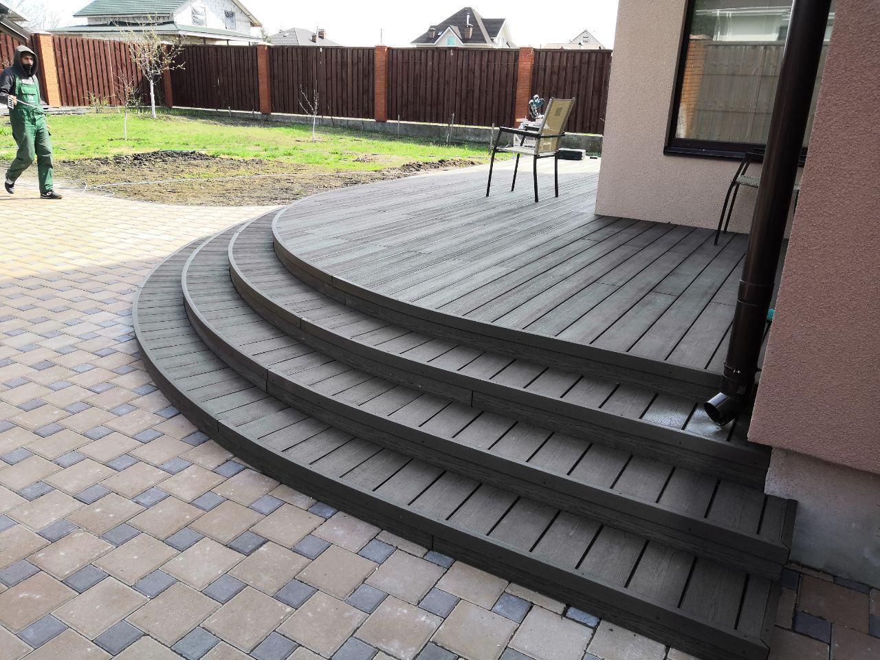 Дошка терасна Tardex Professional ДПК 150х20х2200 мм Антрацит (13462180) - фото 3