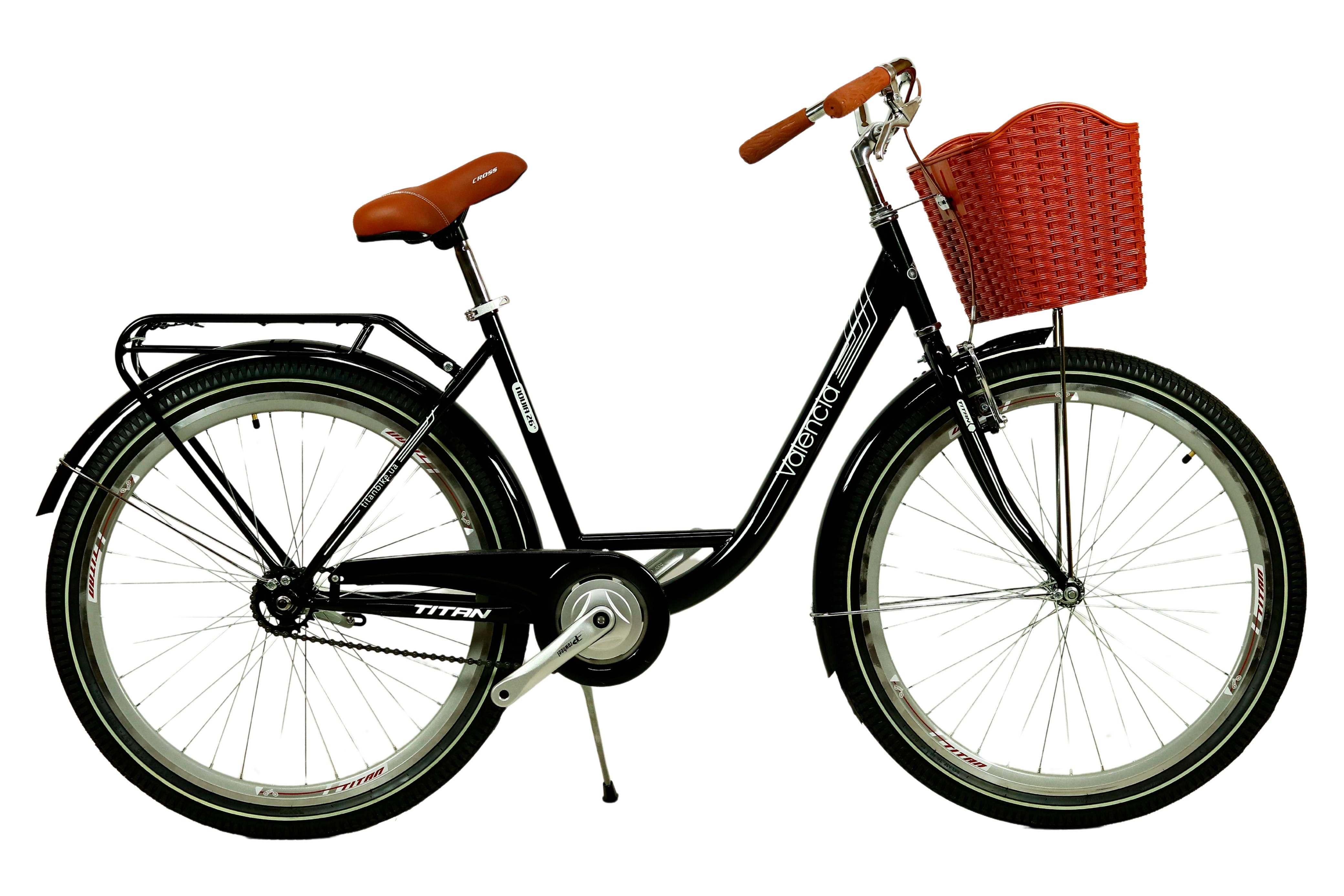 Велосипед Titan Valencia 2021 26" 18" Черный