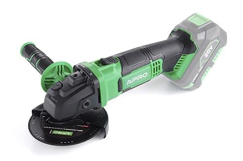 Шлифмашина угловая аккумуляторная Apro 20AGS 20В O125 без АКБ/без ЗУ (2969025234)