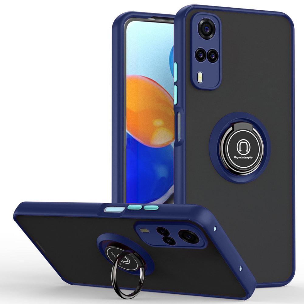 Защитный чехол MatteLuxe Vivo Y31 (с кольцом) Blue (34101-28)