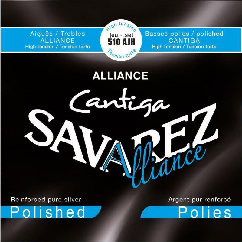 Струны для классической гитары Savarez Alliance Cantiga Polished 510AJH High Tension (125294)