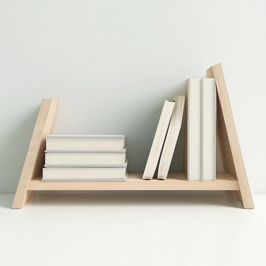 Полка книжная настольная из дерева Мелиния Бланже (КПА-006301)