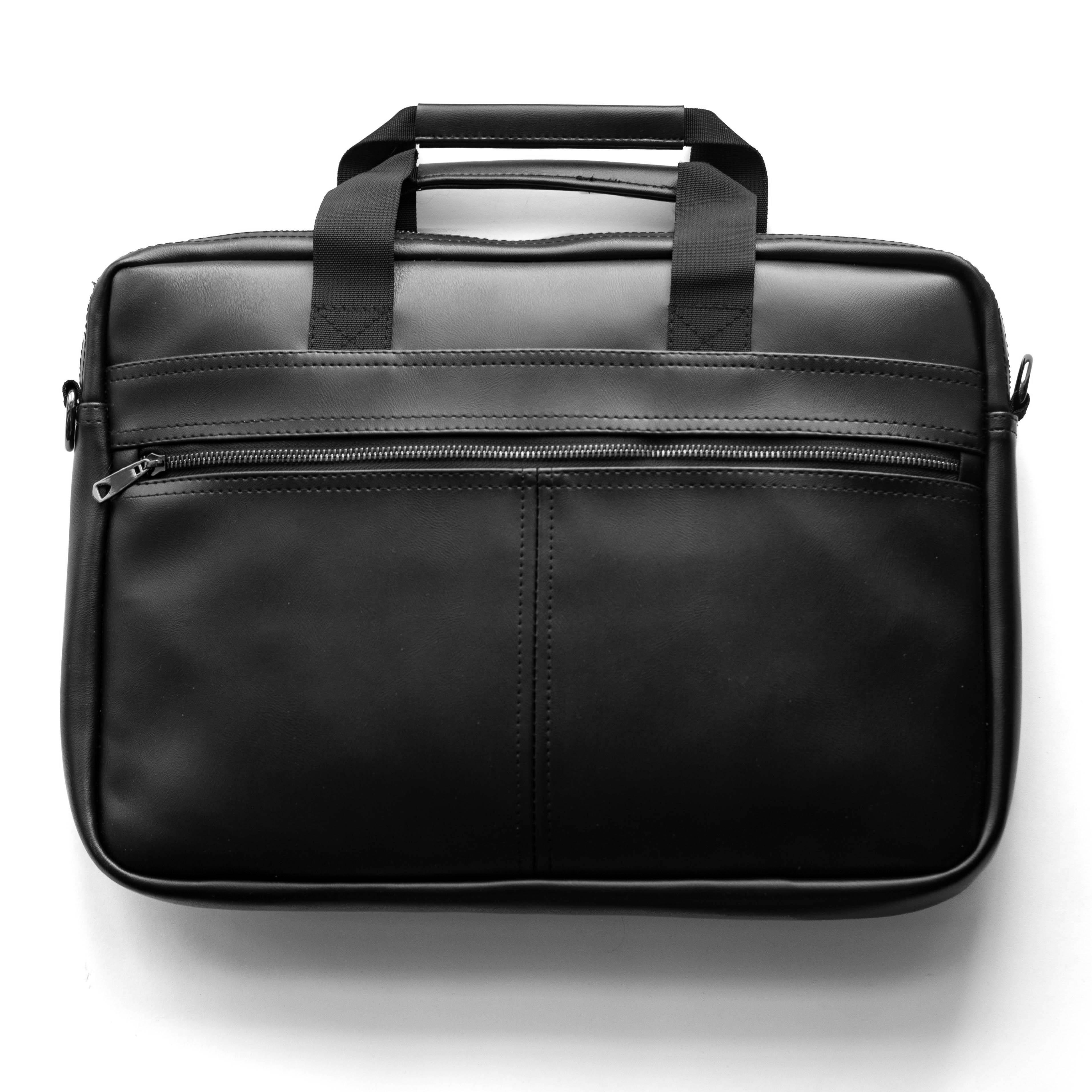 Портфель для ноутбука и документов Capitalist из глянцевой эко-кожи Черный (13147049) Портфель для ноутбука и документов Capitalist из глянцевой эко-кожи Черный (13147049)