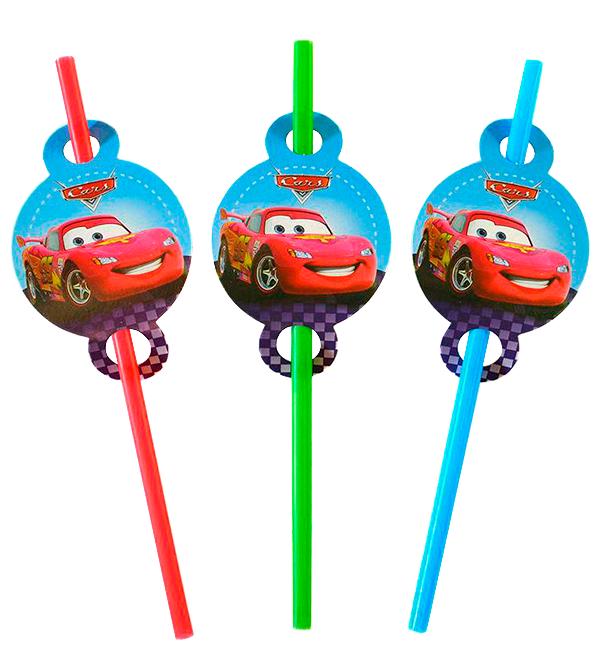 Коктейльные трубочки Cars 8 шт.